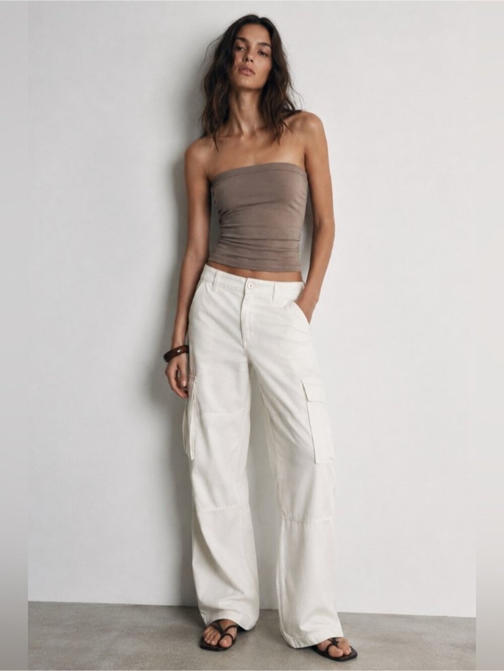 Better Together Taupe Strapless Tube Top NWT Size S